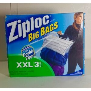 Ziploc XXL Big Bags 20 Gallon Storage Bags 3-Count Discontinued